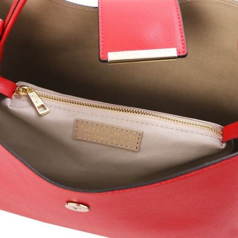 Clio - Leather secchiello bag